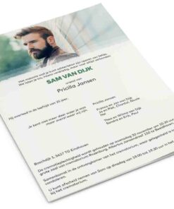 Fotokaart met kartelrand