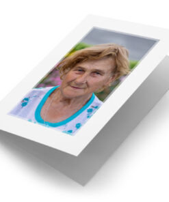 Fotokaart met transparant kader