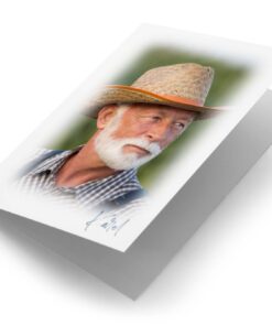 Fotokaart met doezelrand