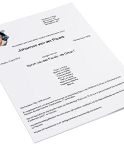 Fotokaart cirkel met kwaststreken
