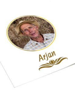 Fotokaart gouden cirkel