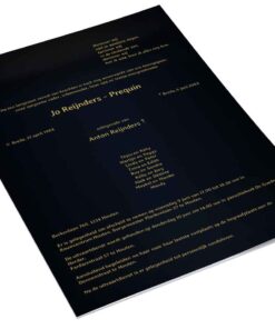 Fotokaart gouden hart