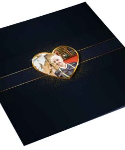 Fotokaart gouden hart