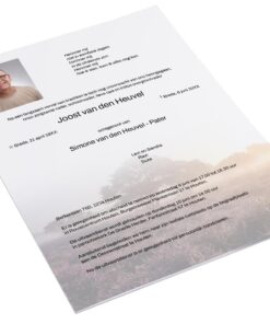 Fotokaart met paarse heide