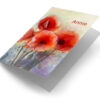Aquarel rode papaver