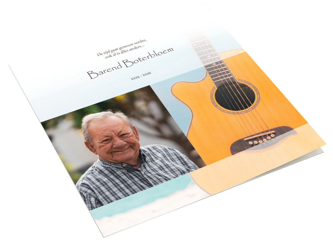 Fotokaart gitaar